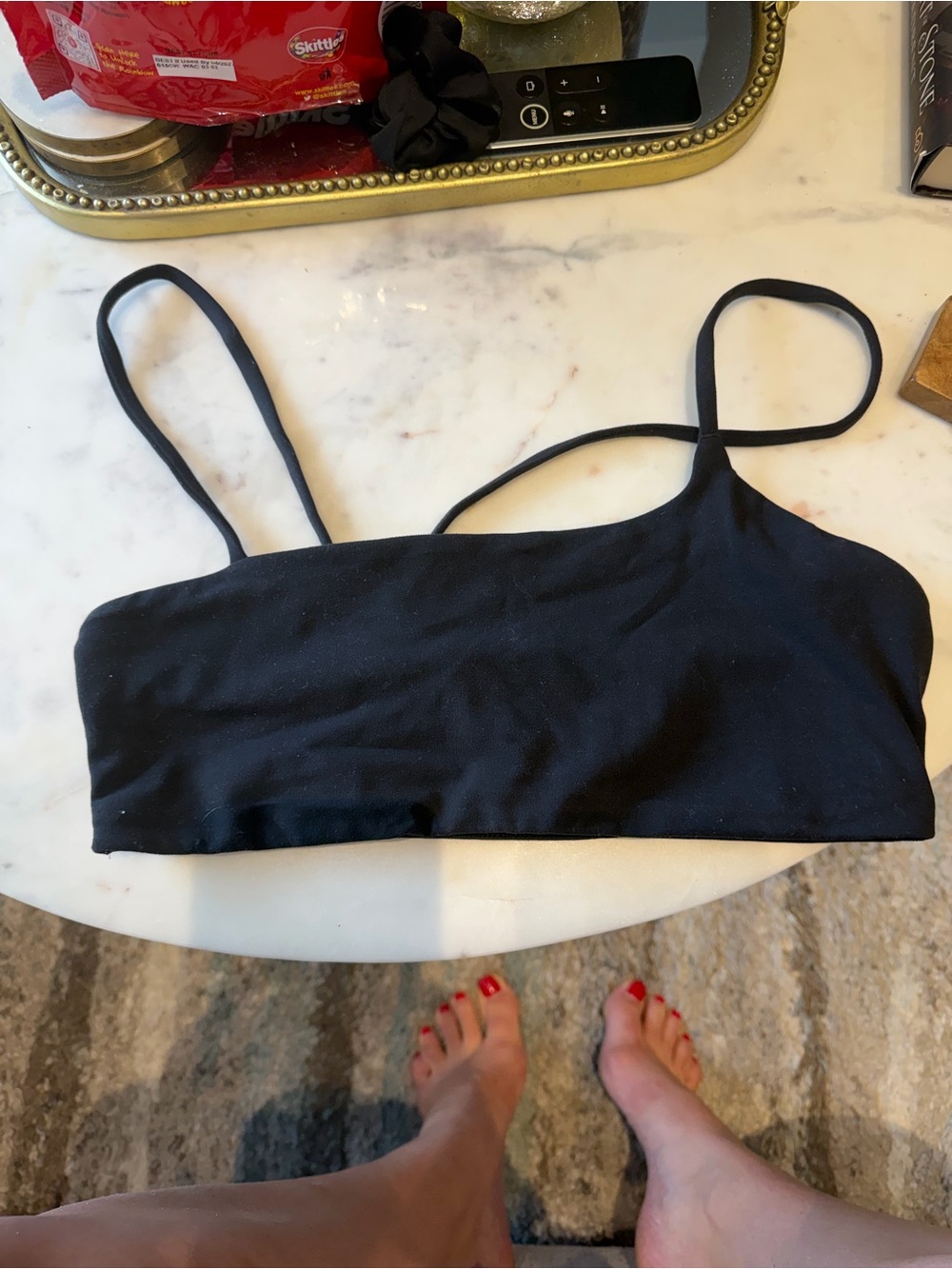 Lululemon Asymmetric Strappy Crop Top